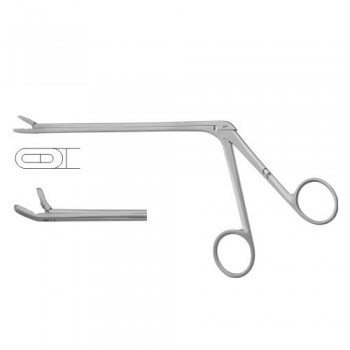 Leminectomy Rongeur Up - Fenestrated and Serrated Jaws Stainless Steel, 15.5 cm - 6" Bite Size 2 x 12 mm 